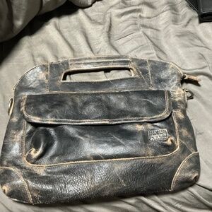 Bed Stu distressed black handbag. No longer in production.